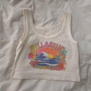 Billabong Women’s Cropped Graphic Tank Top